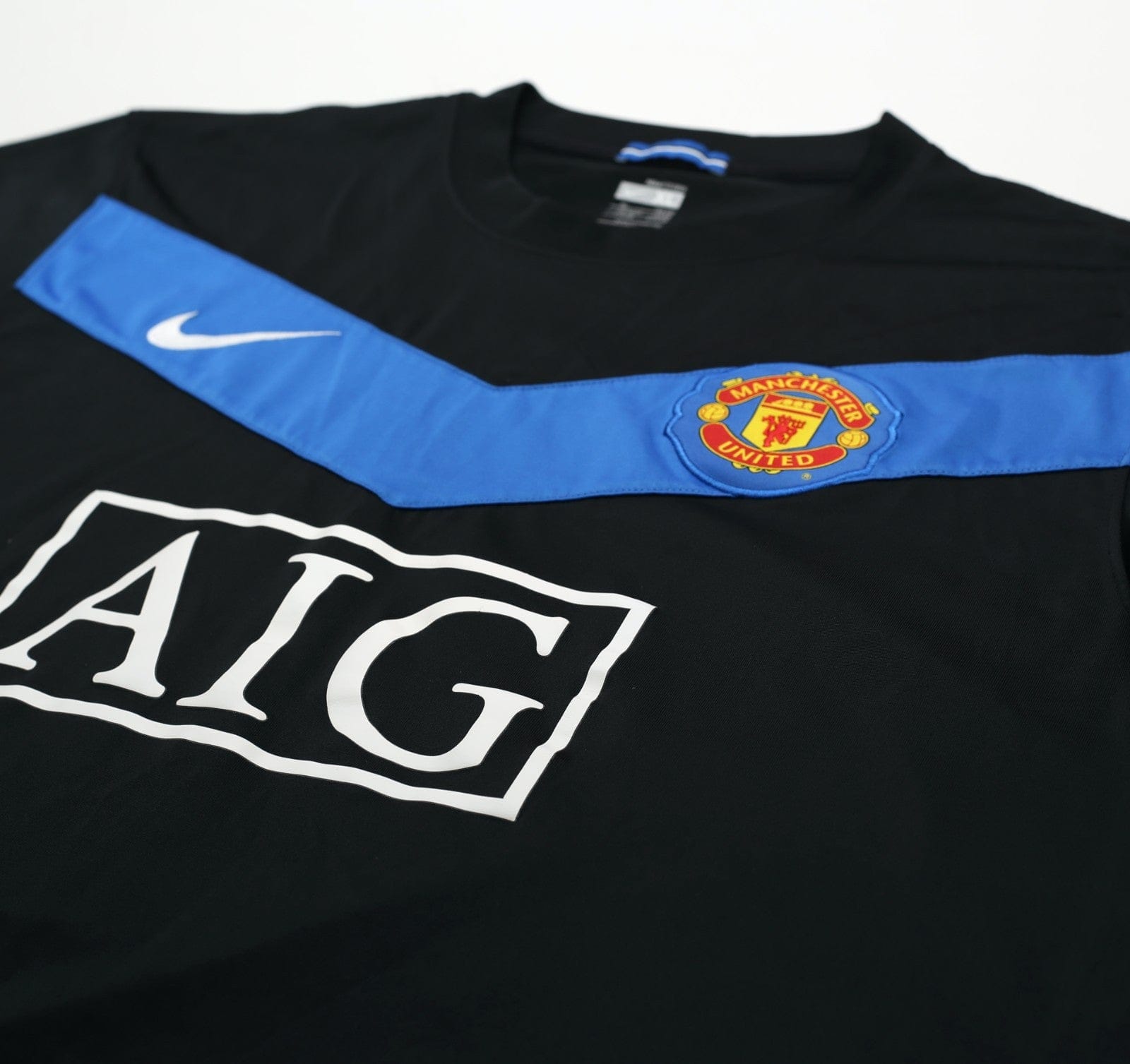 2009/10 BERBATOV #9 Manchester United Vintage Nike Away Football Shirt (XL)