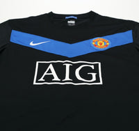2009/10 BERBATOV #9 Manchester United Vintage Nike Away Football Shirt (XL)