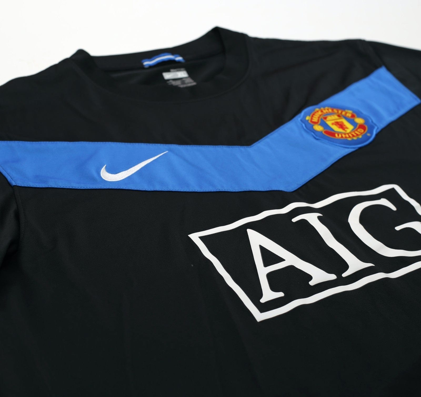 2009/10 BERBATOV #9 Manchester United Vintage Nike Away Football Shirt (XL)