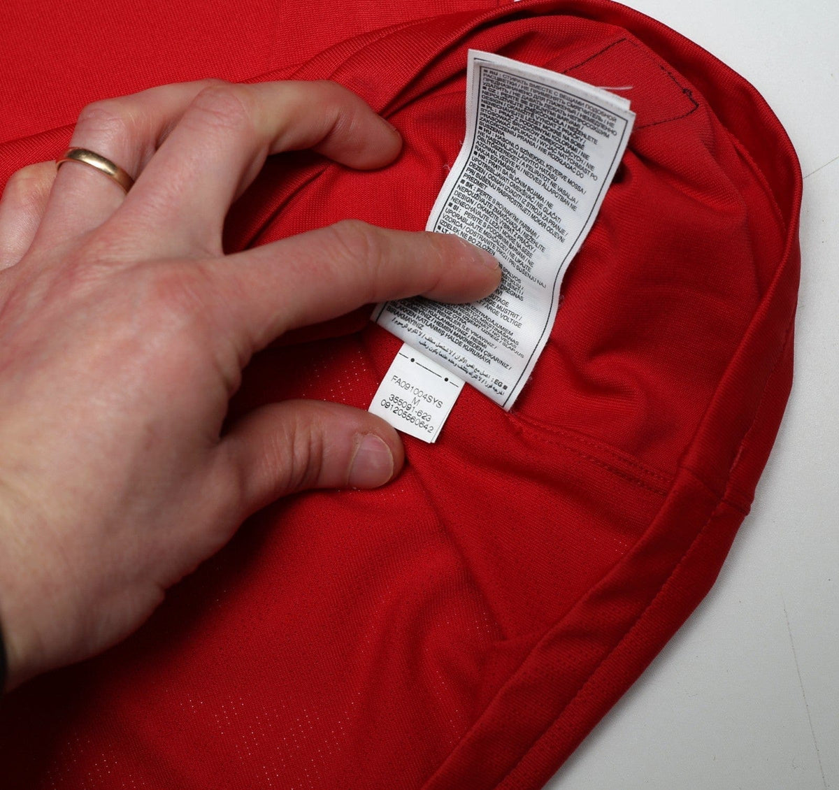 2009/10 BERBATOV #9 Manchester United Vintage Nike Home Football Shirt (M)