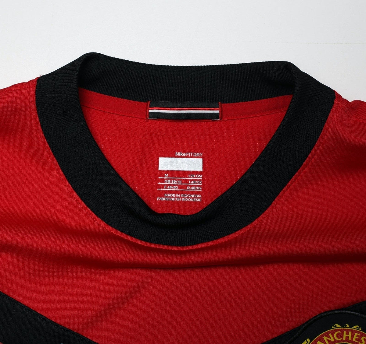 2009/10 BERBATOV #9 Manchester United Vintage Nike Home Football Shirt (M)