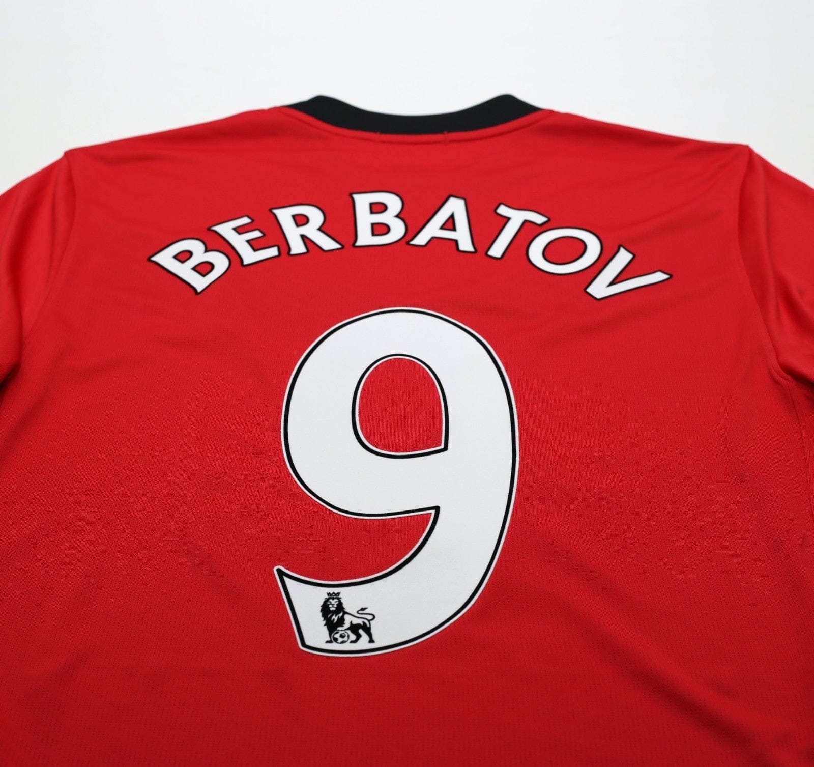 2009/10 BERBATOV #9 Manchester United Vintage Nike Home Football Shirt (M)
