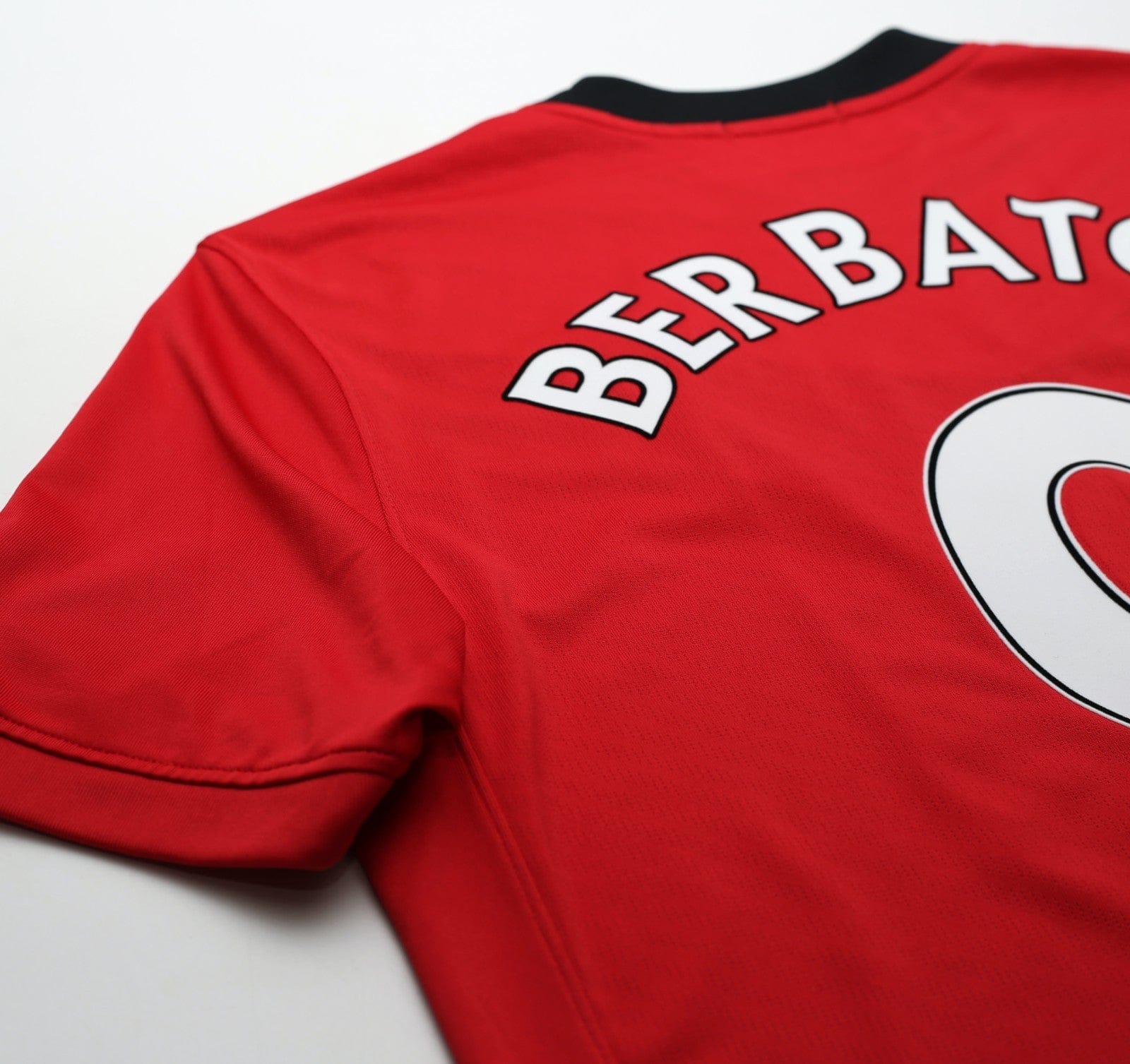 2009/10 BERBATOV #9 Manchester United Vintage Nike Home Football Shirt (M)