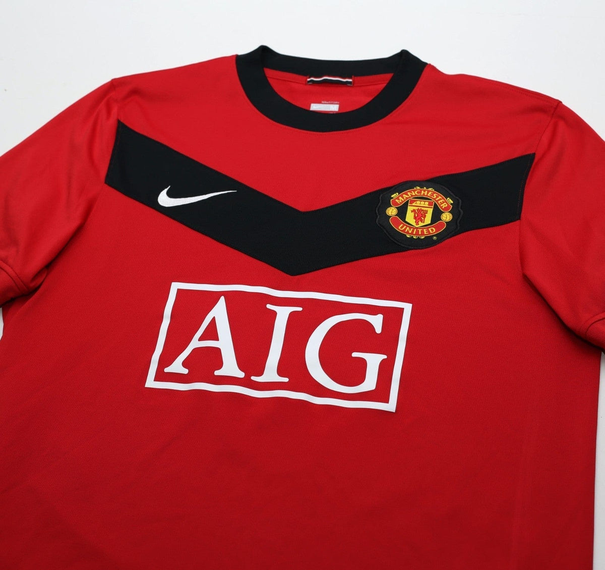 2009/10 BERBATOV #9 Manchester United Vintage Nike Home Football Shirt (M)