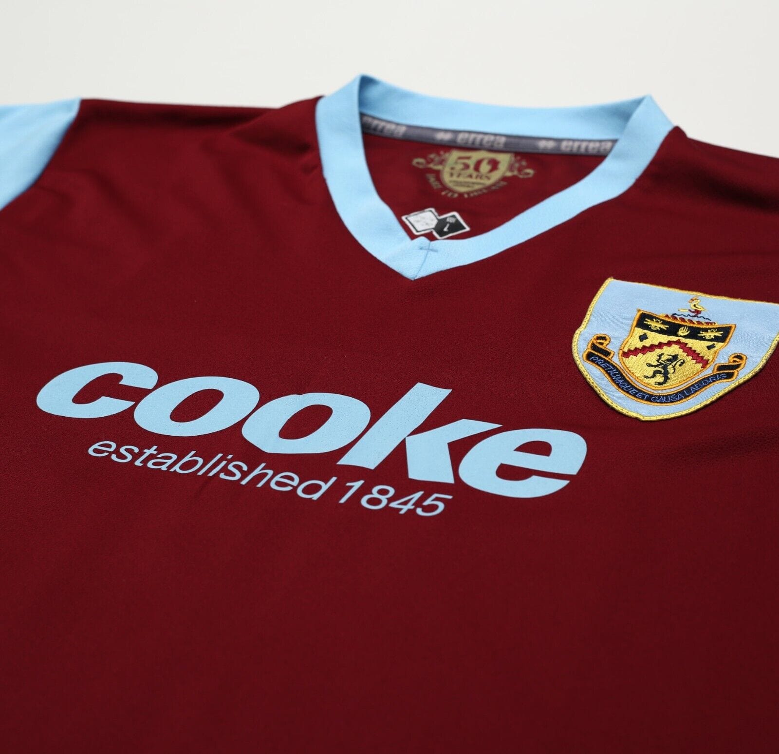 2009/10 BLAKE #20 Burnley Vintage Errea Home Football Shirt (L)