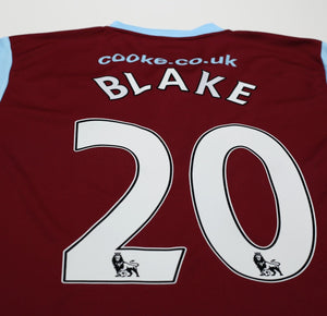 2009/10 BLAKE #20 Burnley Vintage Errea Home Football Shirt (L)