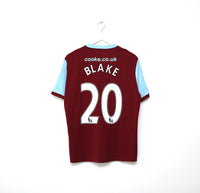 2009/10 BLAKE #20 Burnley Vintage Errea Home Football Shirt (L)
