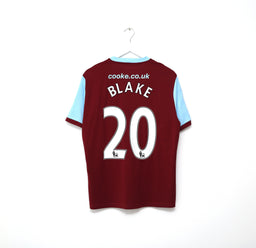 2009/10 BLAKE #20 Burnley Vintage Errea Home Football Shirt (L)