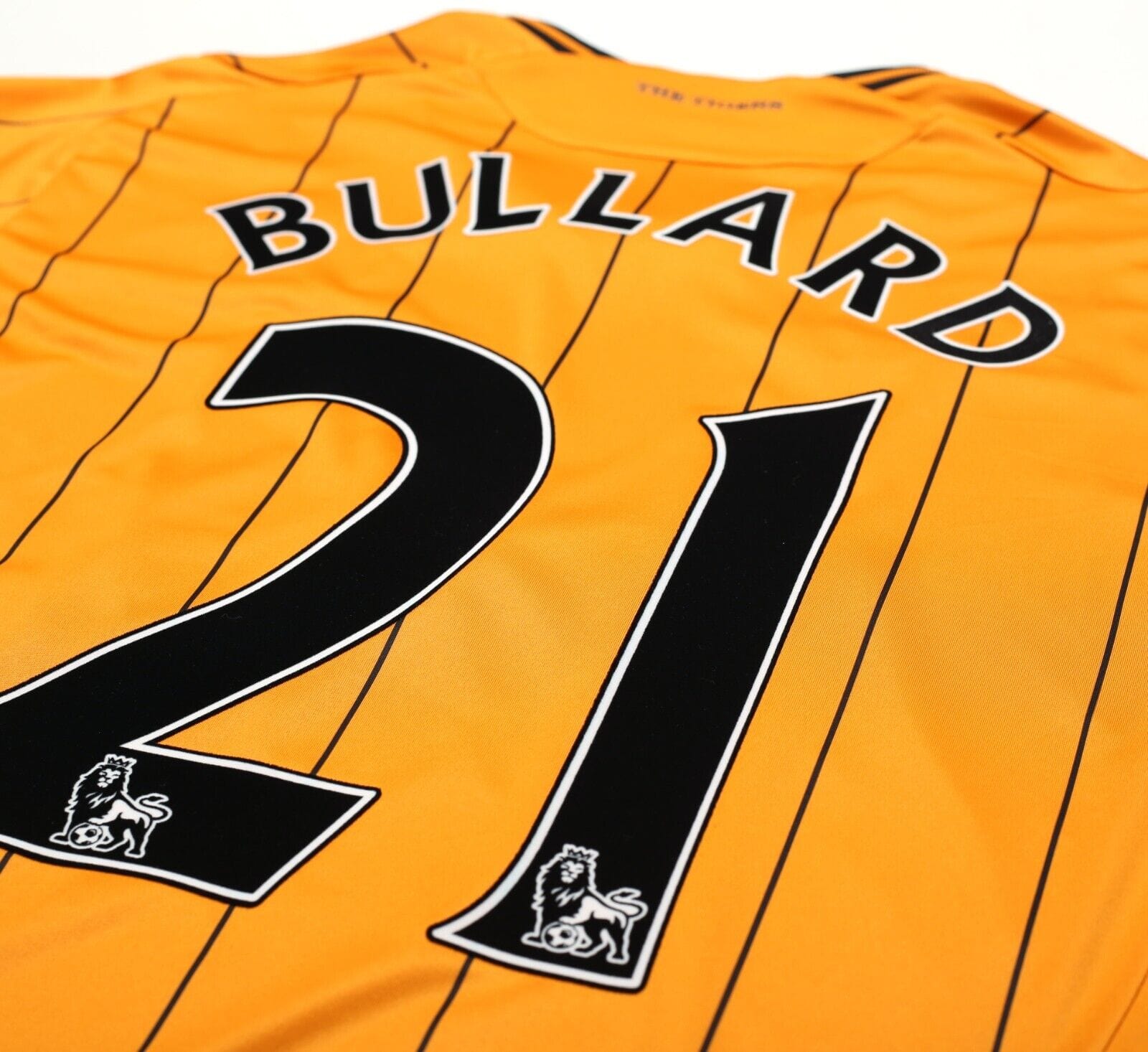 2009/10 BULLARD #21 Hull City Vintage Umbro Home Football Shirt (M)