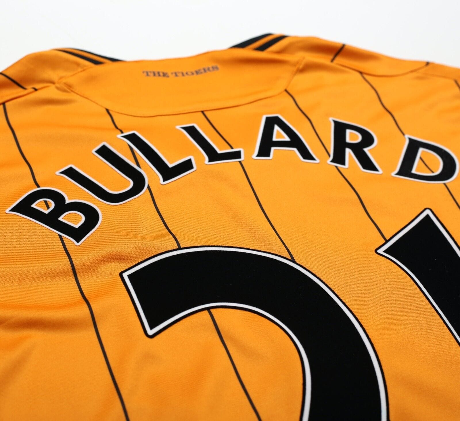 2009/10 BULLARD #21 Hull City Vintage Umbro Home Football Shirt (M)