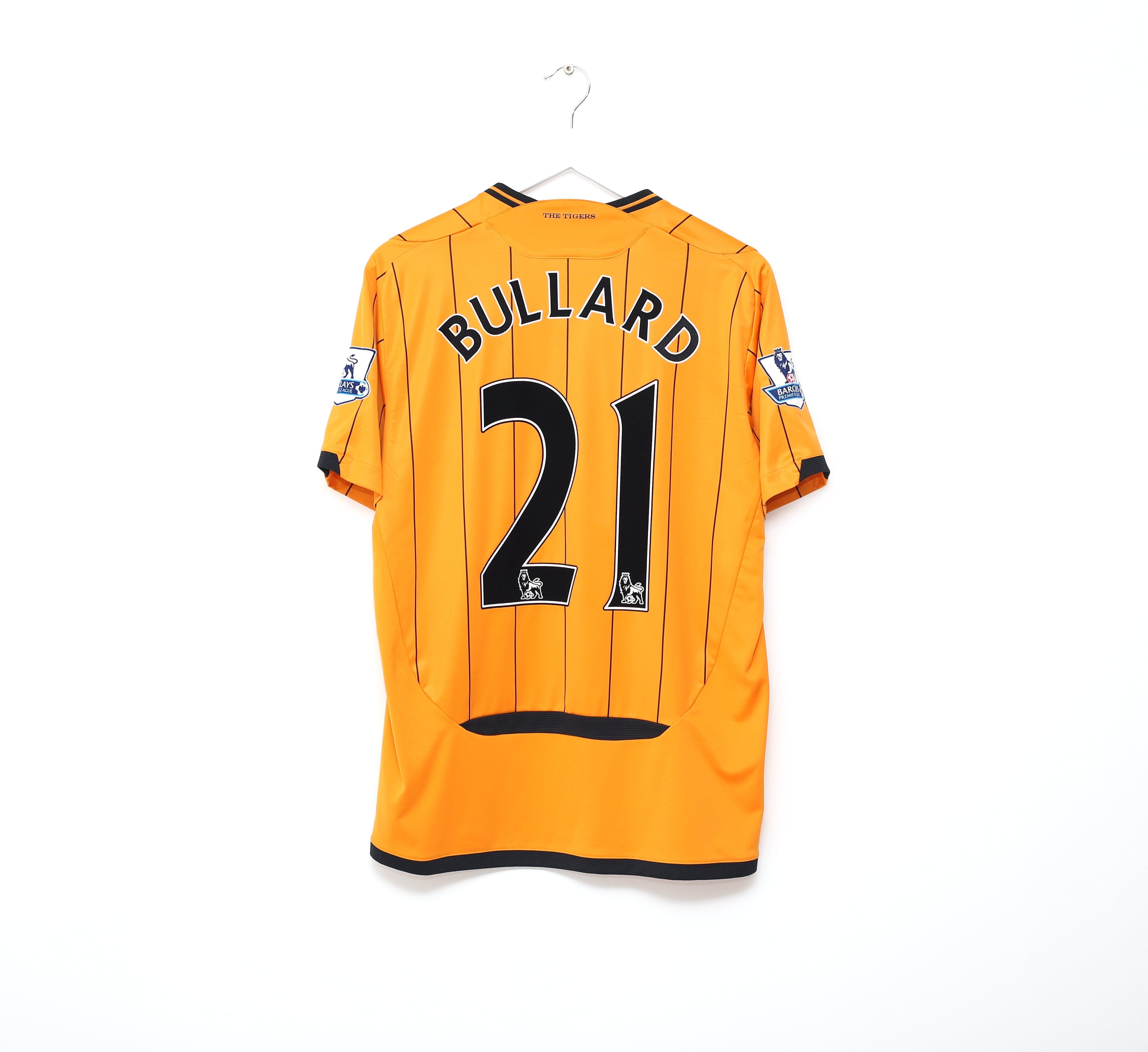 2009/10 BULLARD #21 Hull City Vintage Umbro Home Football Shirt (M)