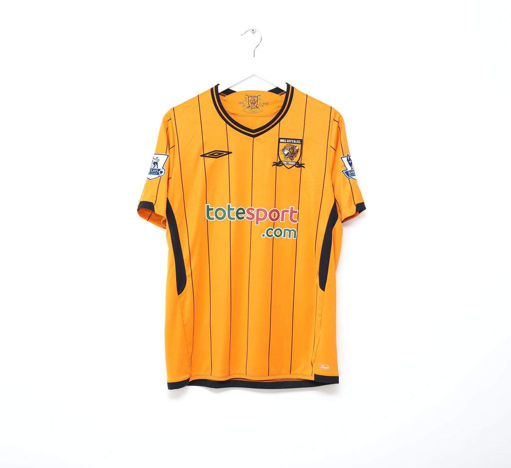 2009/10 BULLARD #21 Hull City Vintage Umbro Home Football Shirt (M)