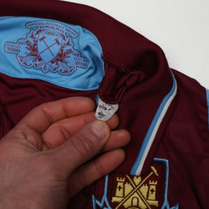 2009/10 Diamanti #32 West Ham Vintage Umbro Home Football Shirt (L)