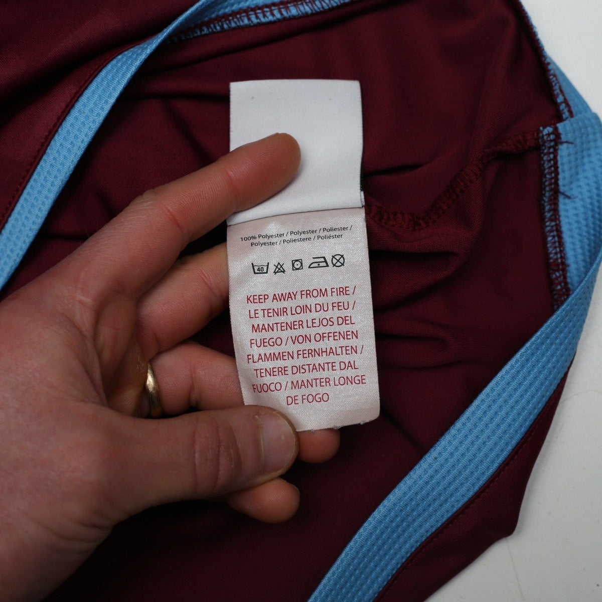 2009/10 Diamanti #32 West Ham Vintage Umbro Home Football Shirt (L)