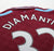 2009/10 DIAMANTI #32 West Ham Vintage Umbro Home Football Shirt (M)