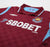2009/10 DIAMANTI #32 West Ham Vintage Umbro Home Football Shirt (M)