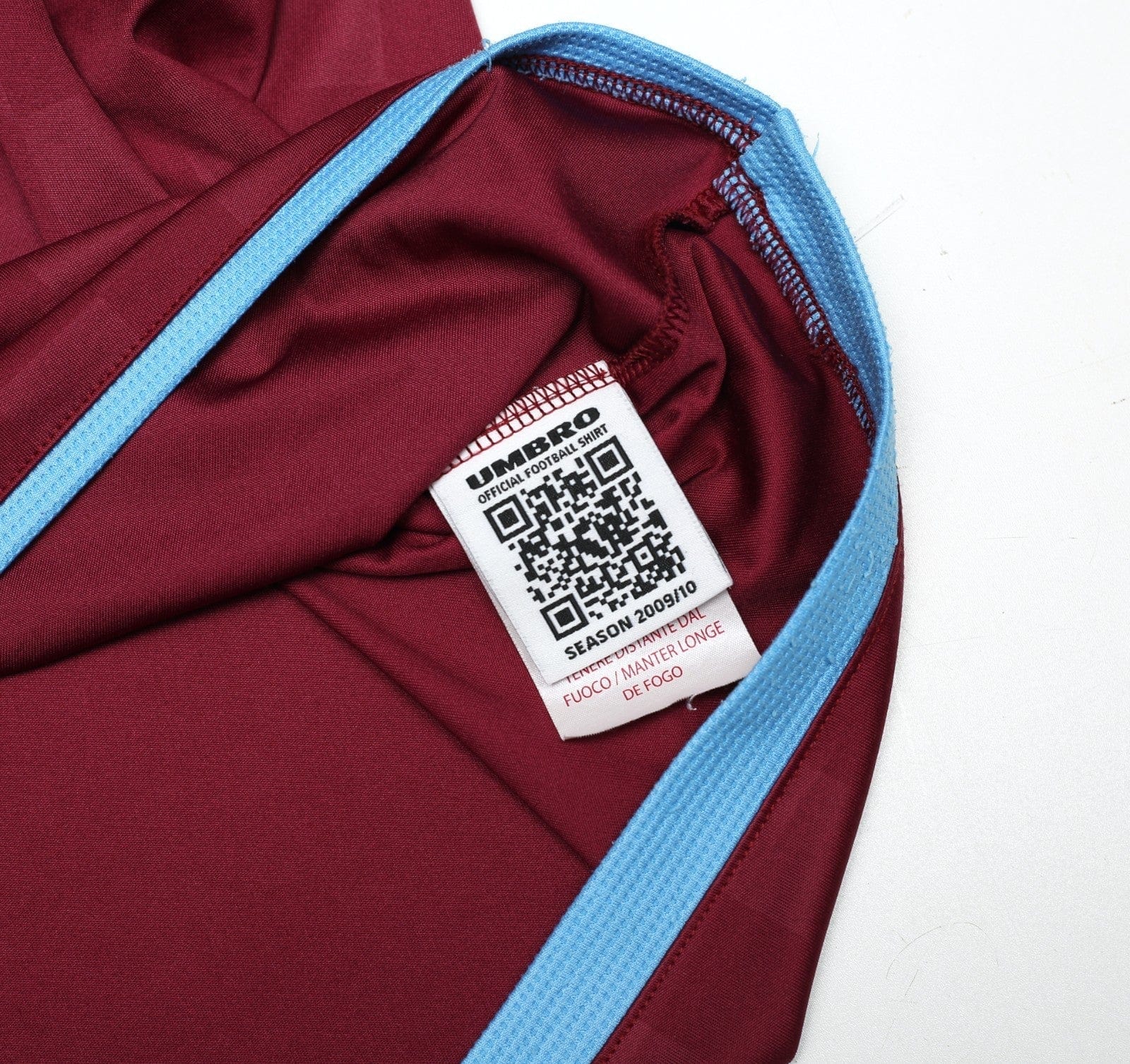 2009/10 DIAMANTI #32 West Ham Vintage Umbro Home Football Shirt (XL)