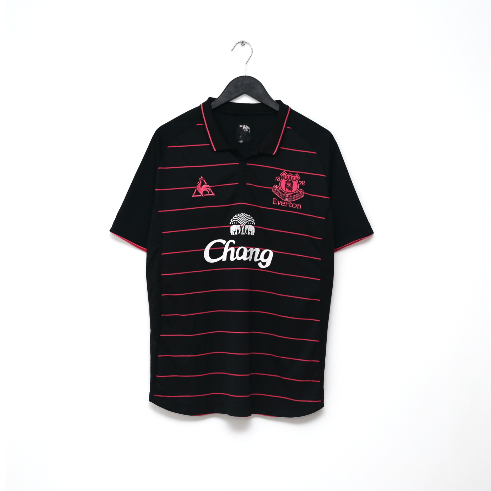 2009/10 Donovan #9 Everton Vintage le coq sportif Away Football Shirt (L)