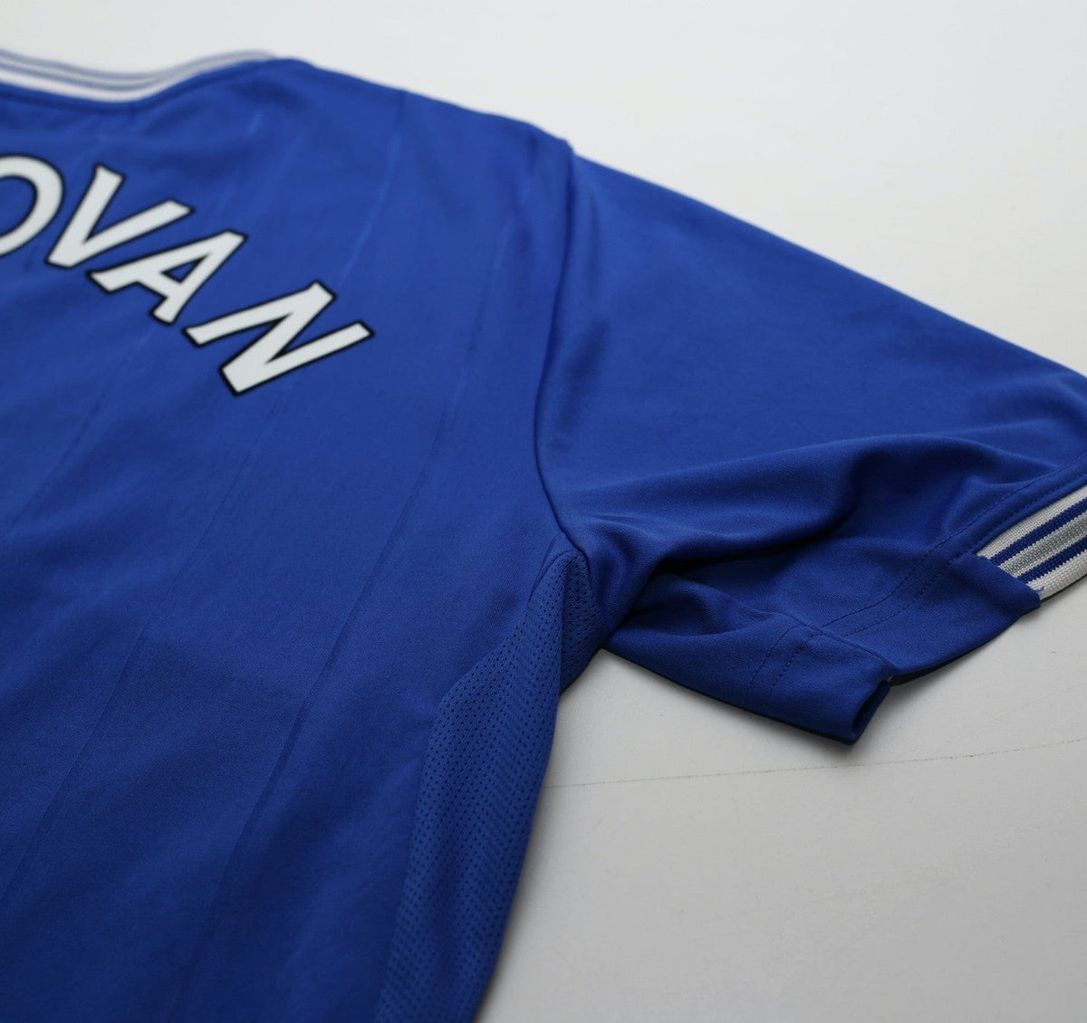 2009/10 DONOVAN #9 Everton Vintage le coq sportif Home Football Shirt (L)