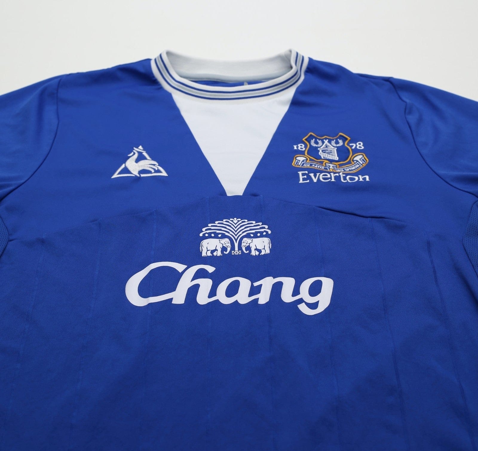 2009/10 DONOVAN #9 Everton Vintage le coq sportif Home Football Shirt (L)