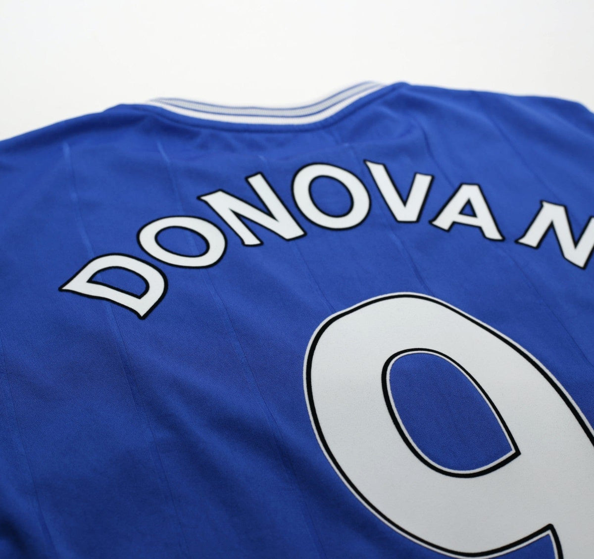 2009/10 DONOVAN #9 Everton Vintage le coq sportif Home Football Shirt (L)