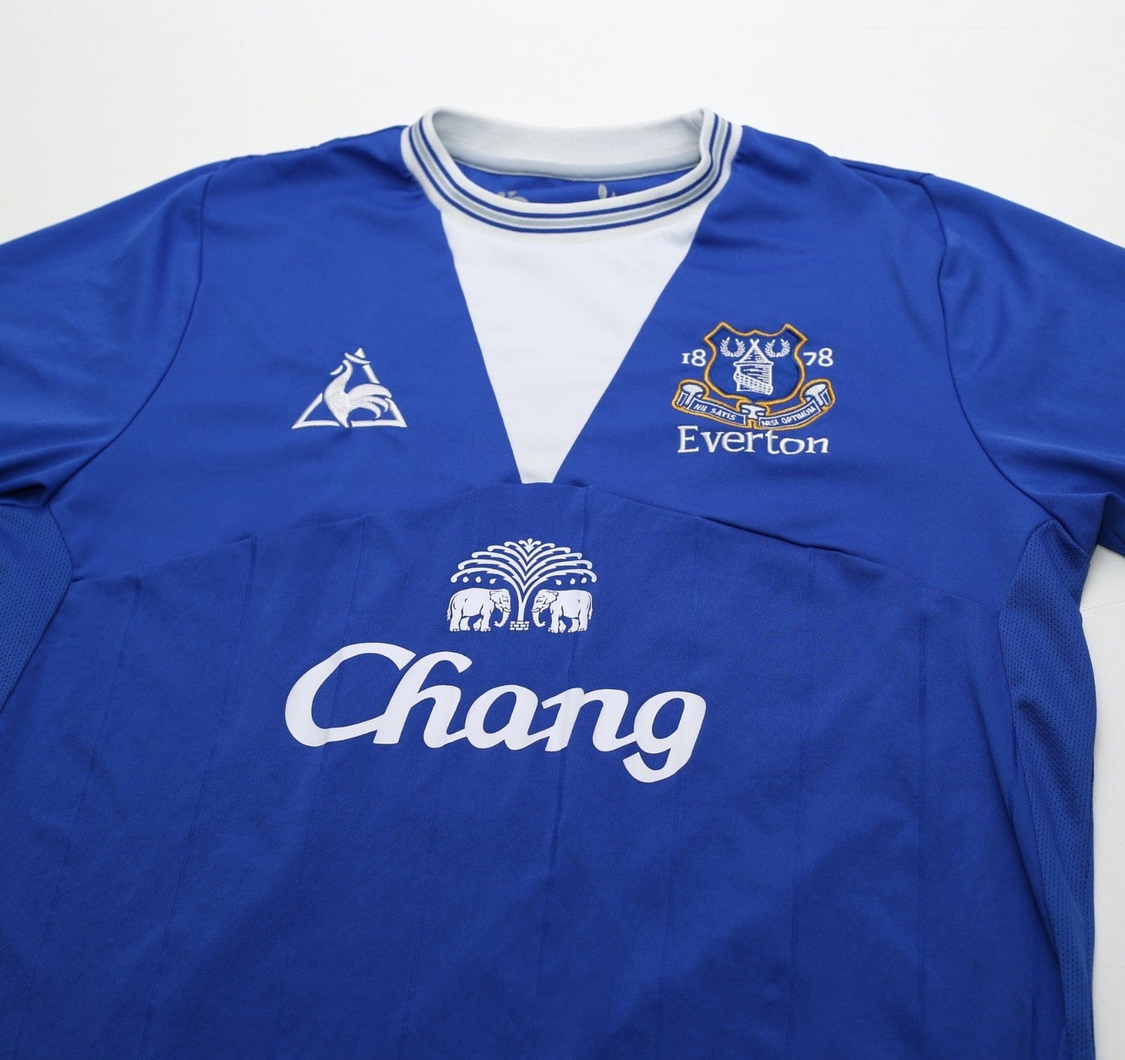 2009/10 DONOVAN #9 Everton Vintage le coq sportif Home Football Shirt (L)