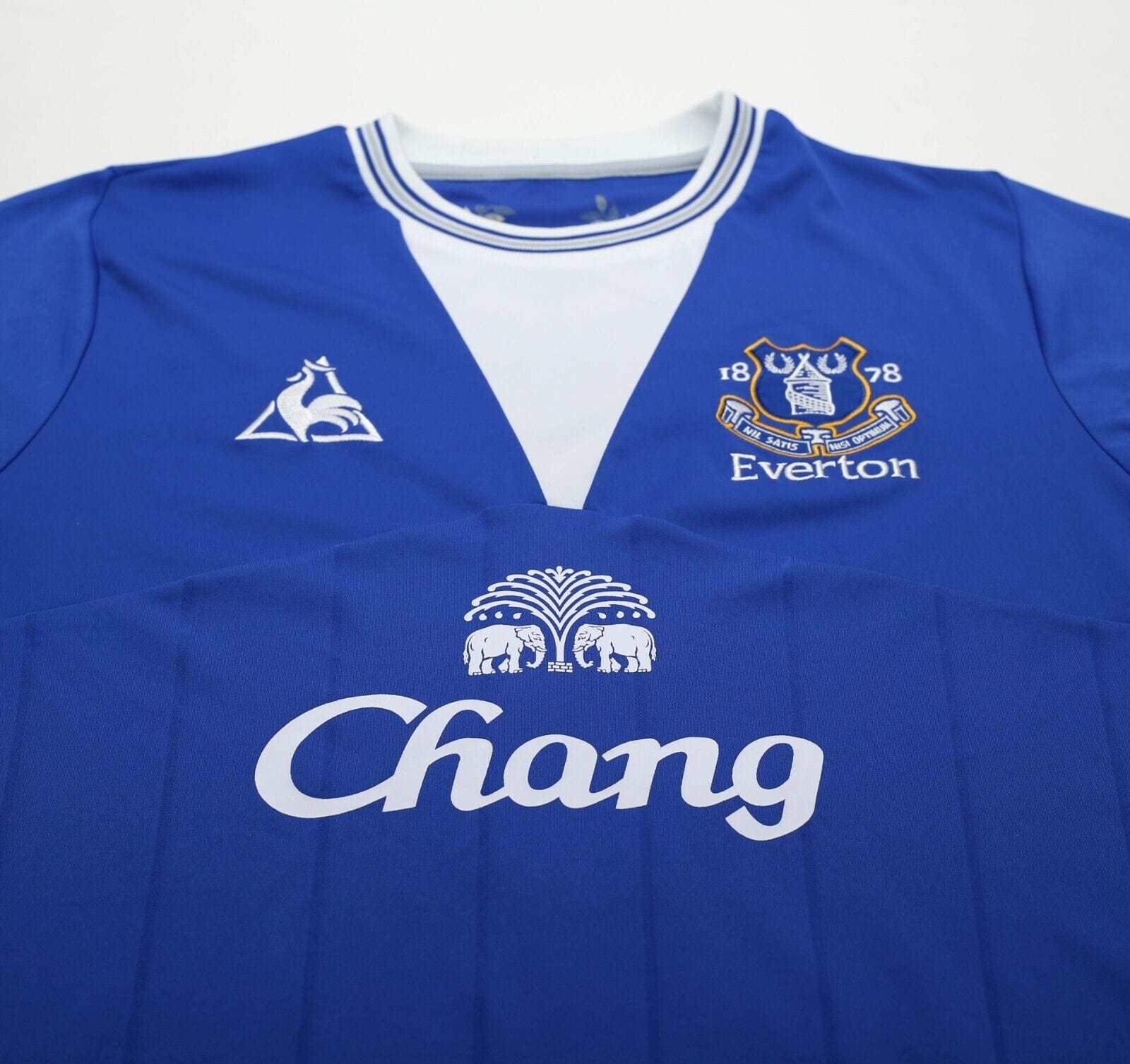 2009/10 DONOVAN #9 Everton Vintage le coq sportif Home Football Shirt (L)