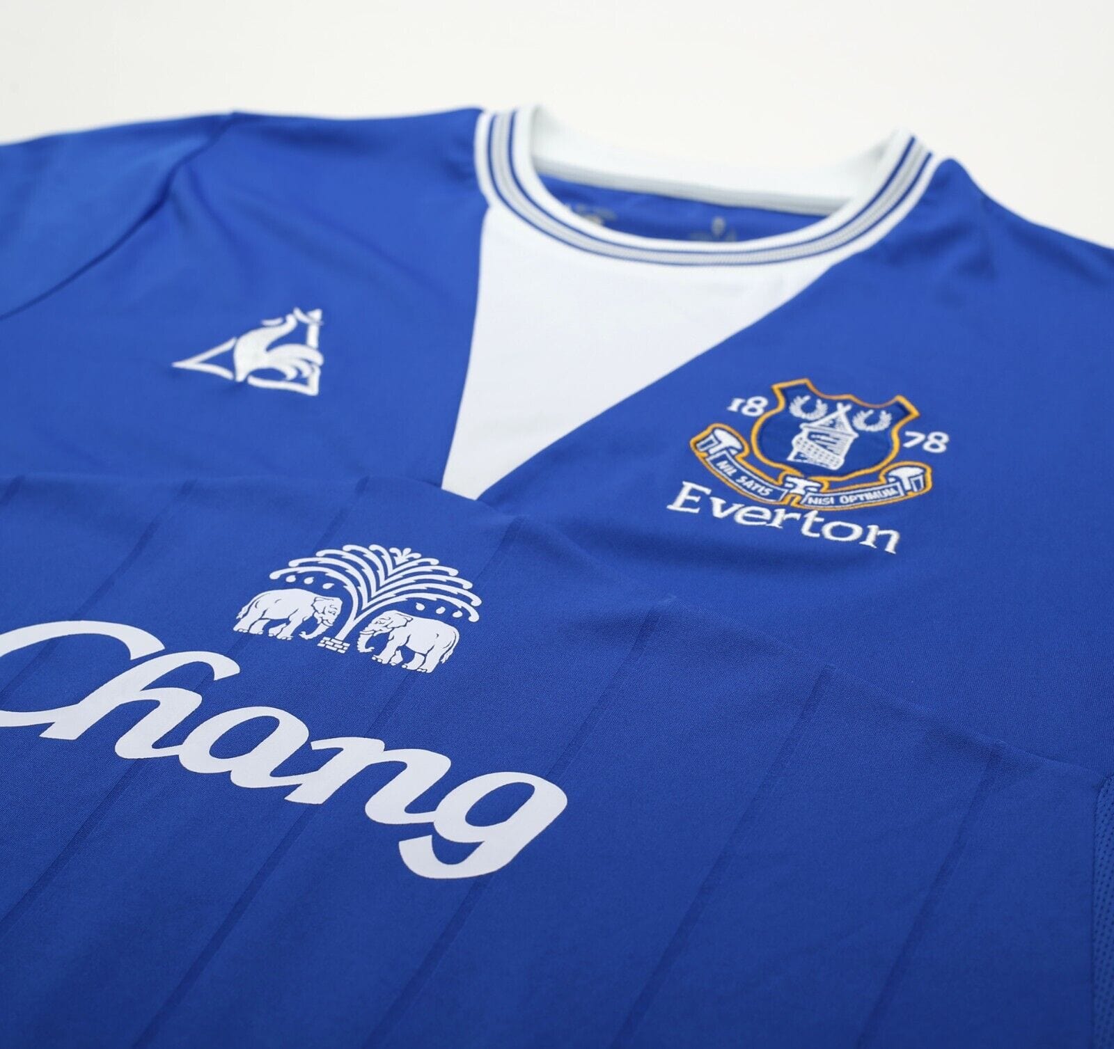 2009/10 DONOVAN #9 Everton Vintage le coq sportif Home Football Shirt (L)