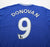 2009/10 DONOVAN #9 Everton Vintage le coq sportif Home Football Shirt (L)