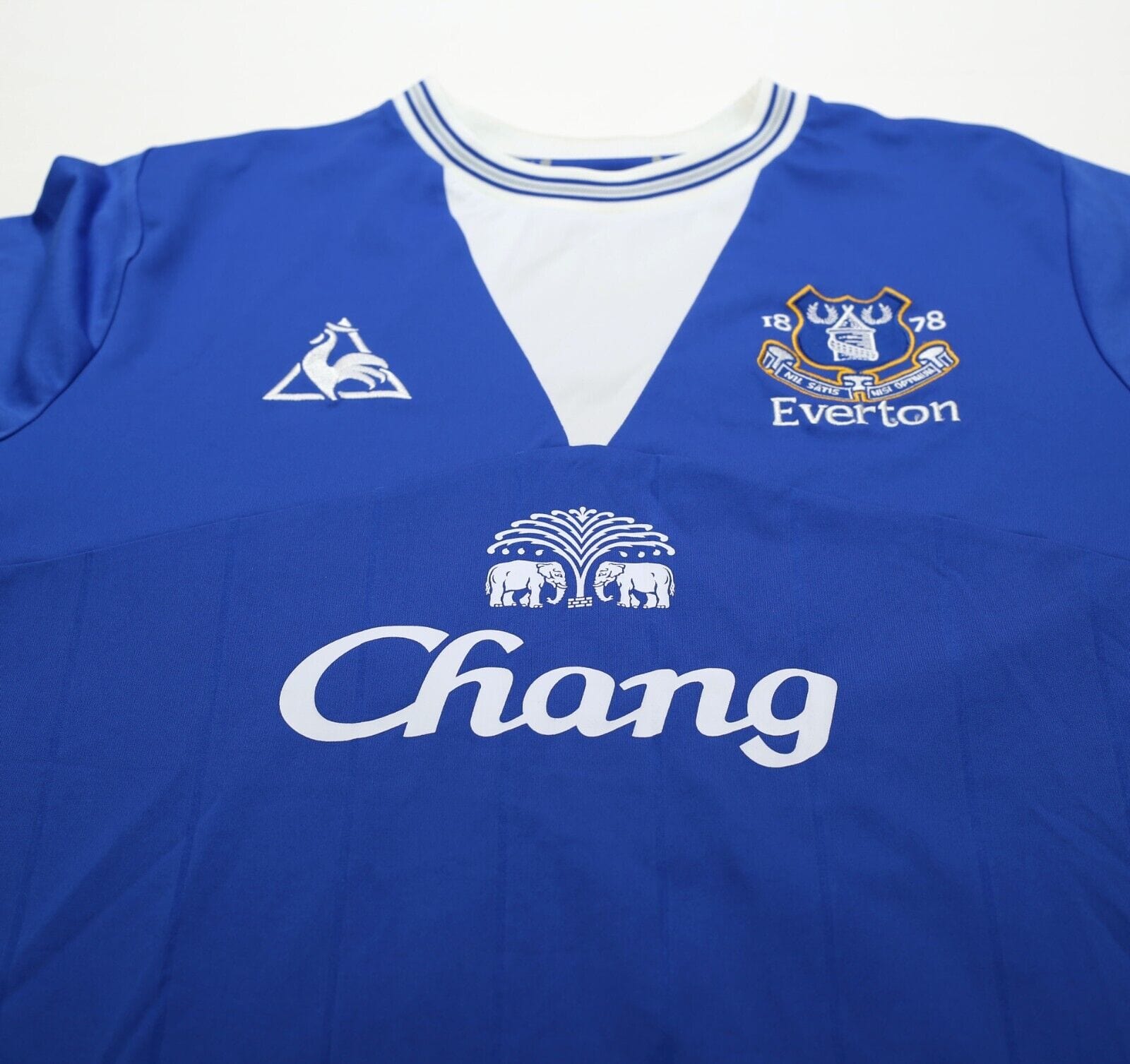 2009/10 DONOVAN #9 Everton Vintage le coq sportif Home Football Shirt (L)