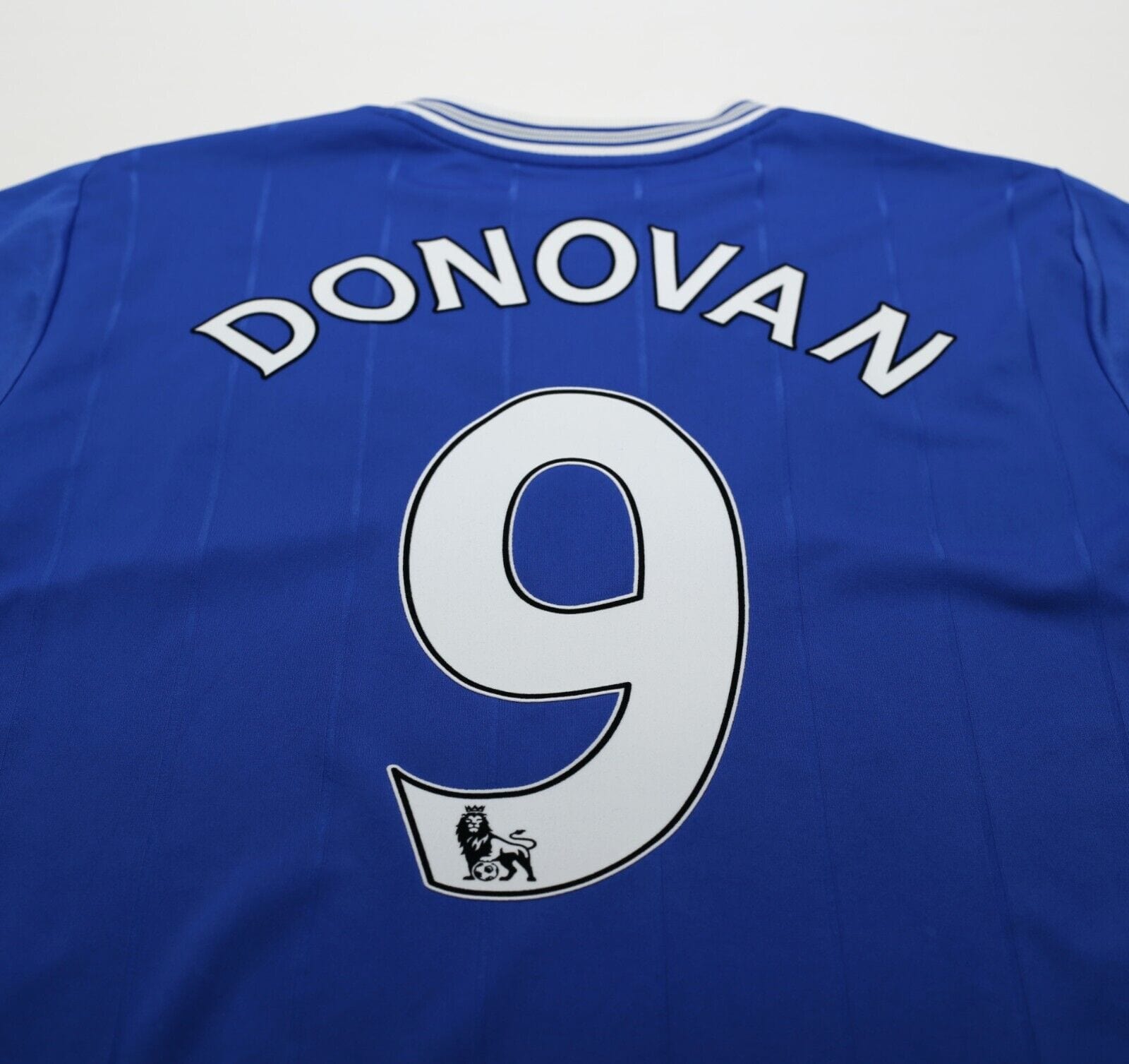 2009/10 DONOVAN #9 Everton Vintage le coq sportif Home Football Shirt (L)