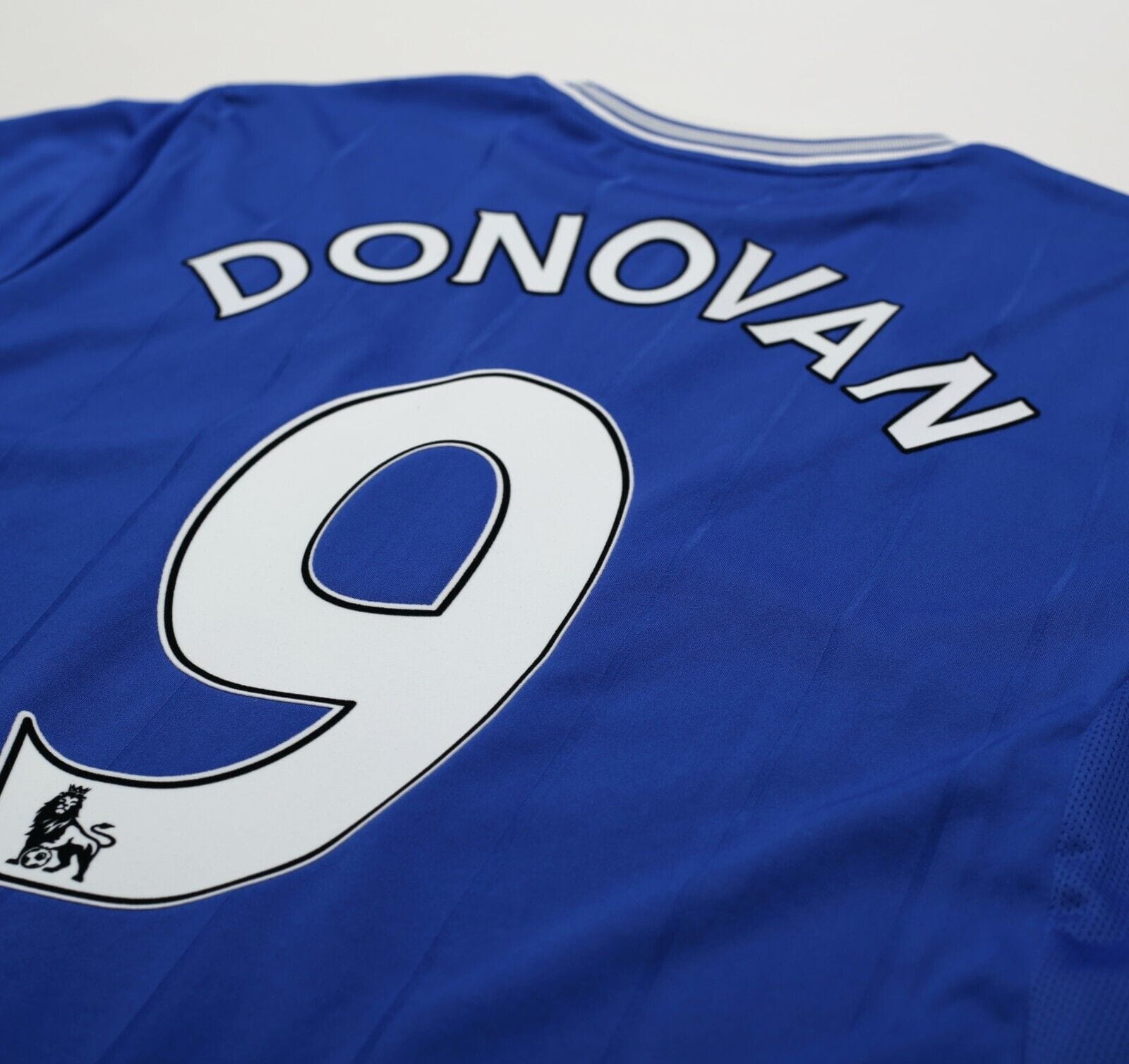 2009/10 DONOVAN #9 Everton Vintage le coq sportif Home Football Shirt (M)