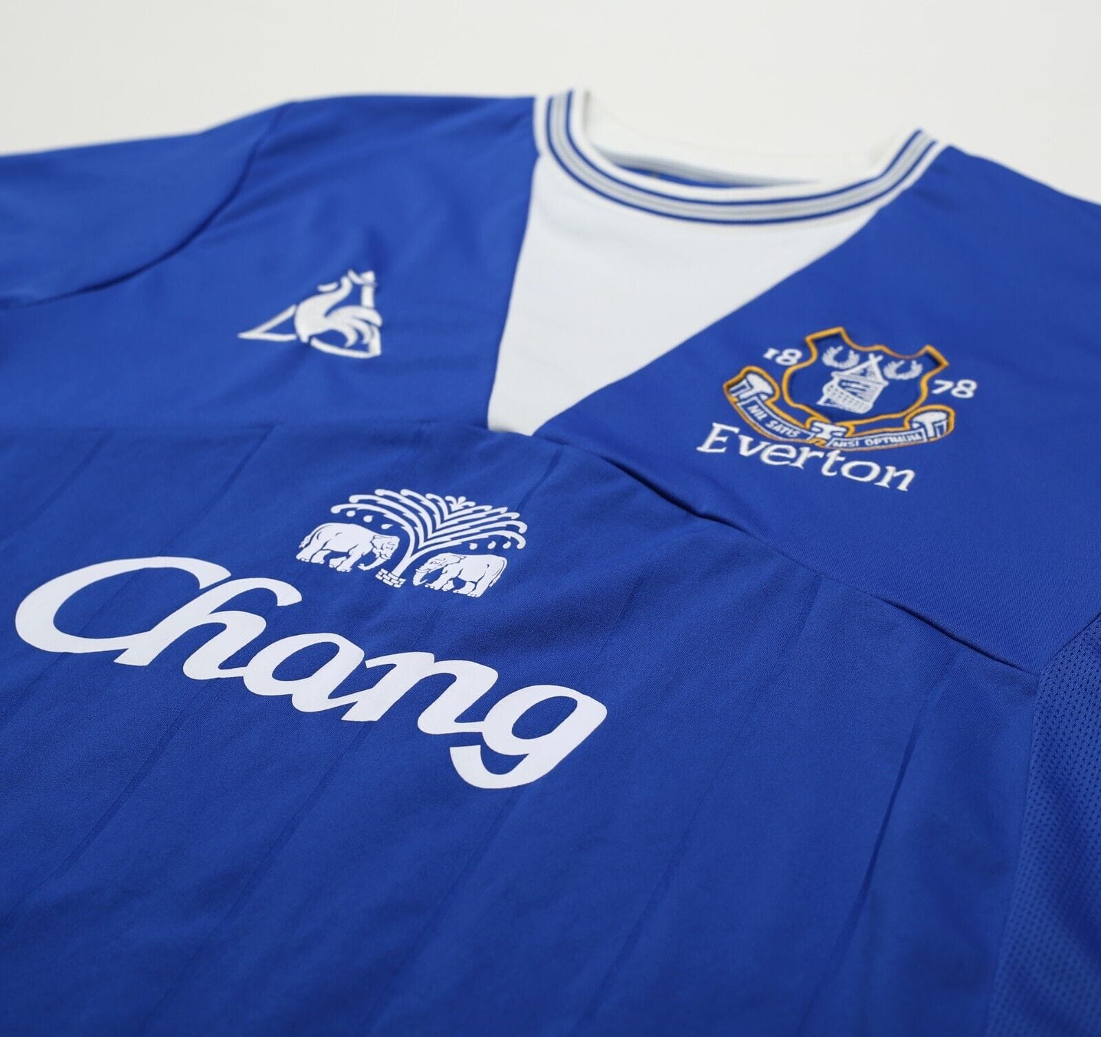 2009/10 DONOVAN #9 Everton Vintage le coq sportif Home Football Shirt (M)