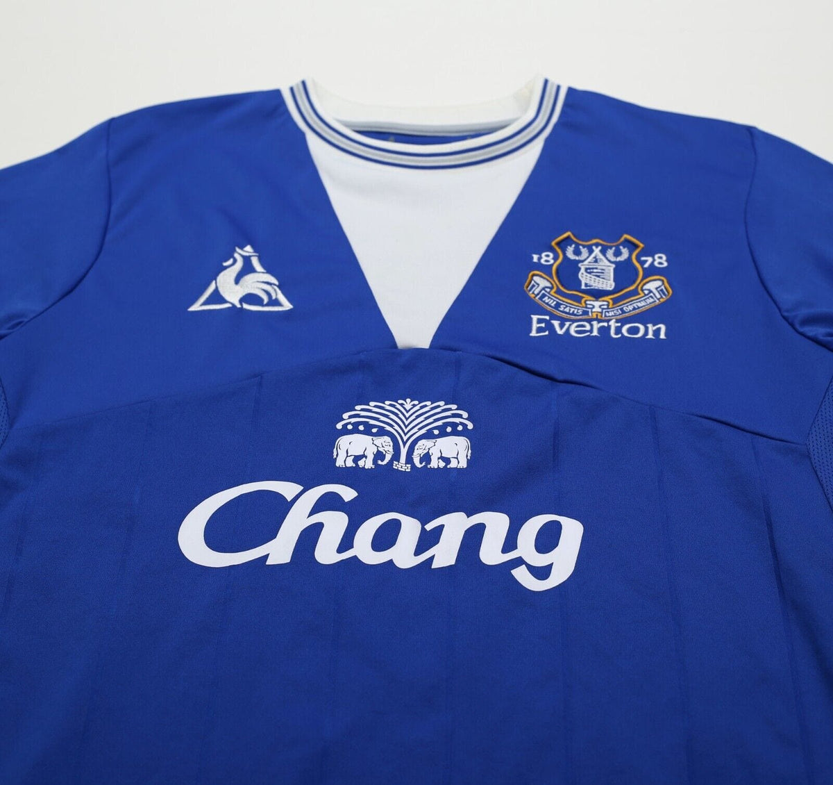 2009/10 DONOVAN #9 Everton Vintage le coq sportif Home Football Shirt (M)