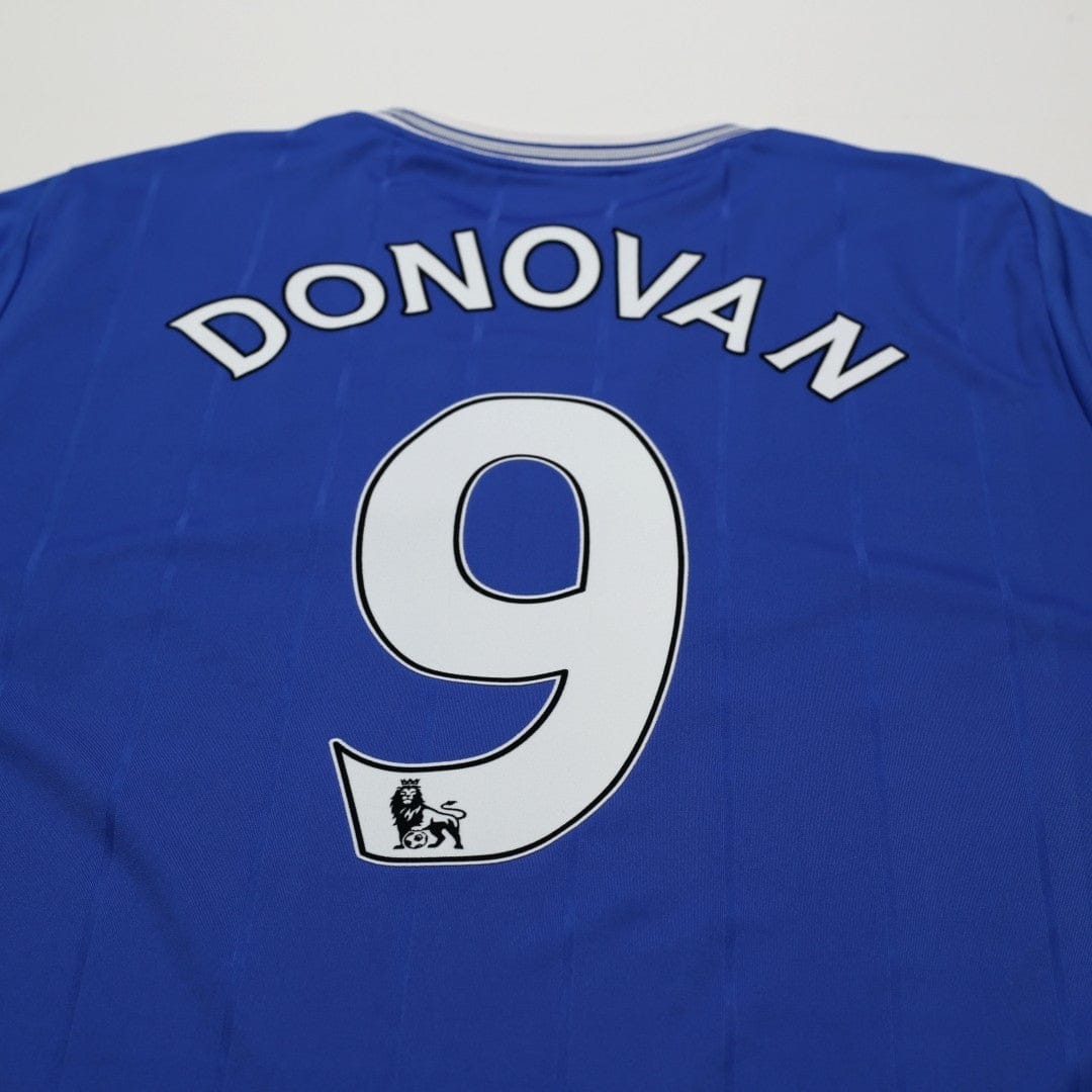 2009/10 Donovan #9 Everton Vintage le coq sportif Home Football Shirt (XL)