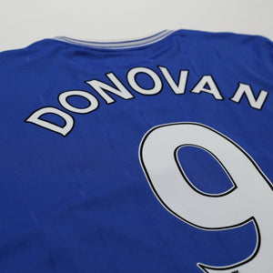 2009/10 Donovan #9 Everton Vintage le coq sportif Home Football Shirt (XL)
