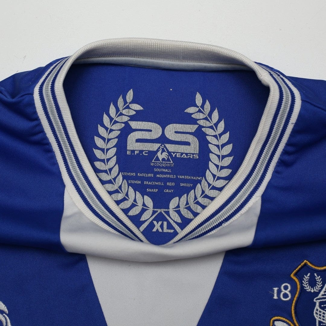 2009/10 Donovan #9 Everton Vintage le coq sportif Home Football Shirt (XL)
