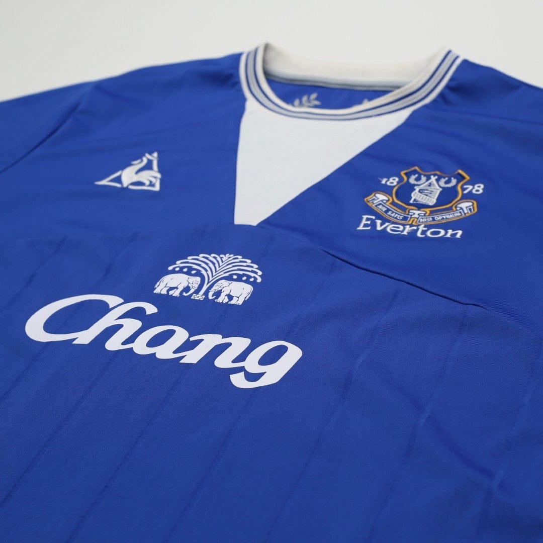 2009/10 Donovan #9 Everton Vintage le coq sportif Home Football Shirt (XL)