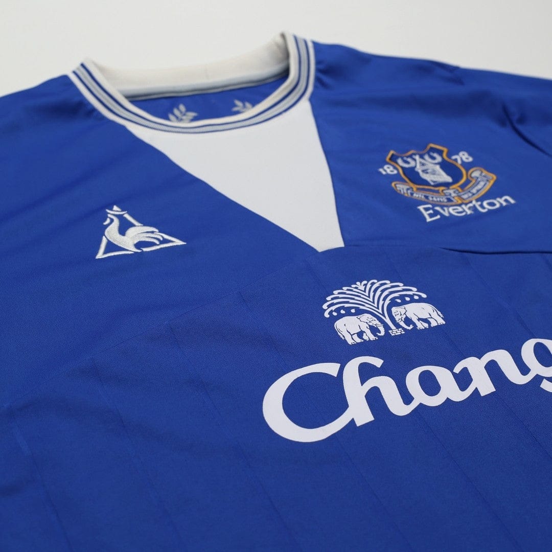 2009/10 Donovan #9 Everton Vintage le coq sportif Home Football Shirt (XL)