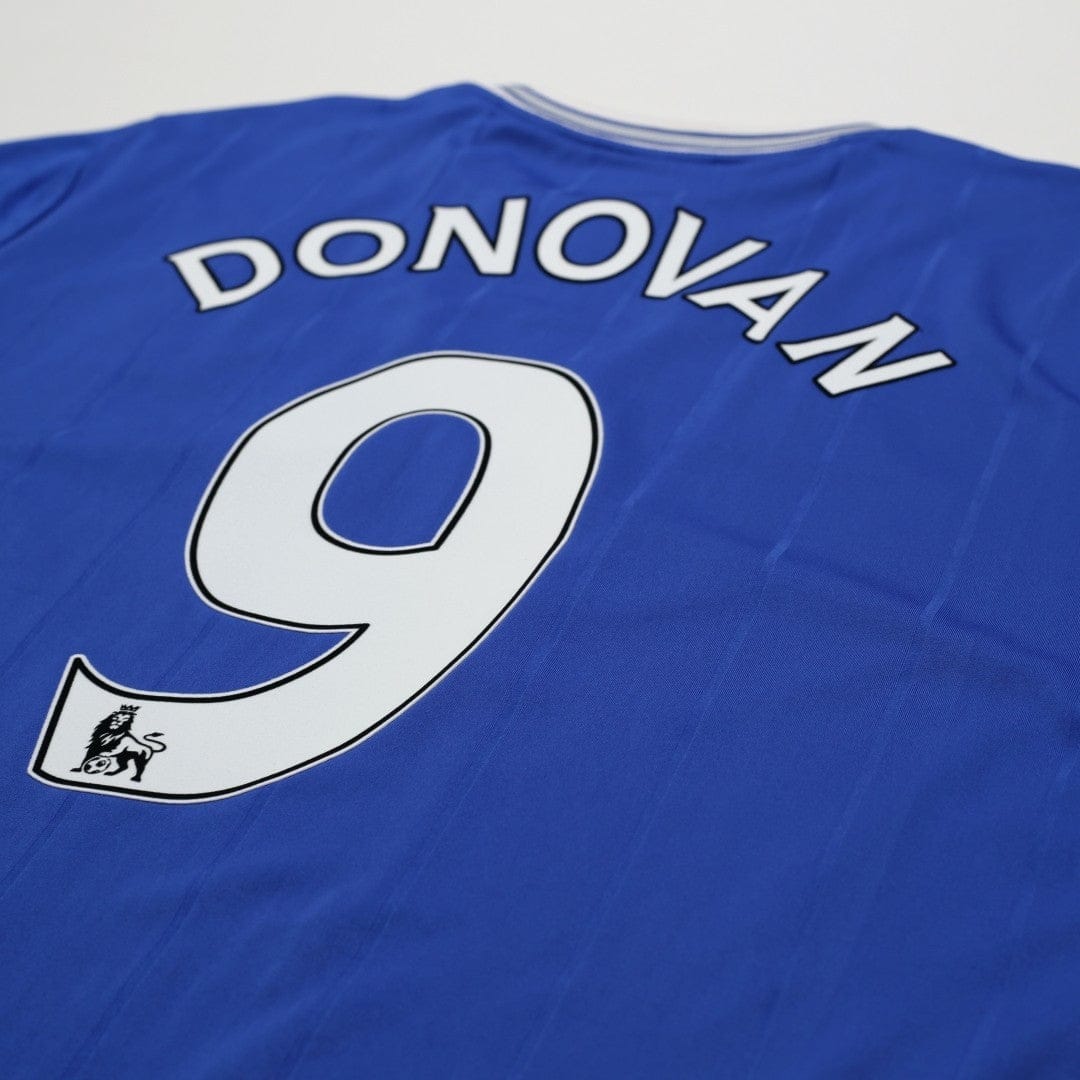 2009/10 Donovan #9 Everton Vintage le coq sportif Home Football Shirt (XL)