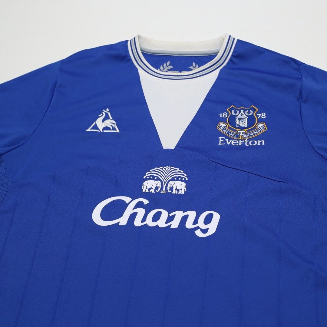 2009/10 Donovan #9 Everton Vintage le coq sportif Home Football Shirt (XL)