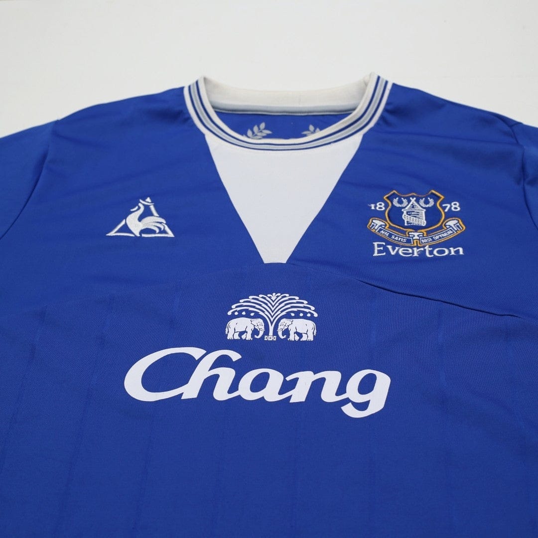 2009/10 Donovan #9 Everton Vintage le coq sportif Home Football Shirt (XL)