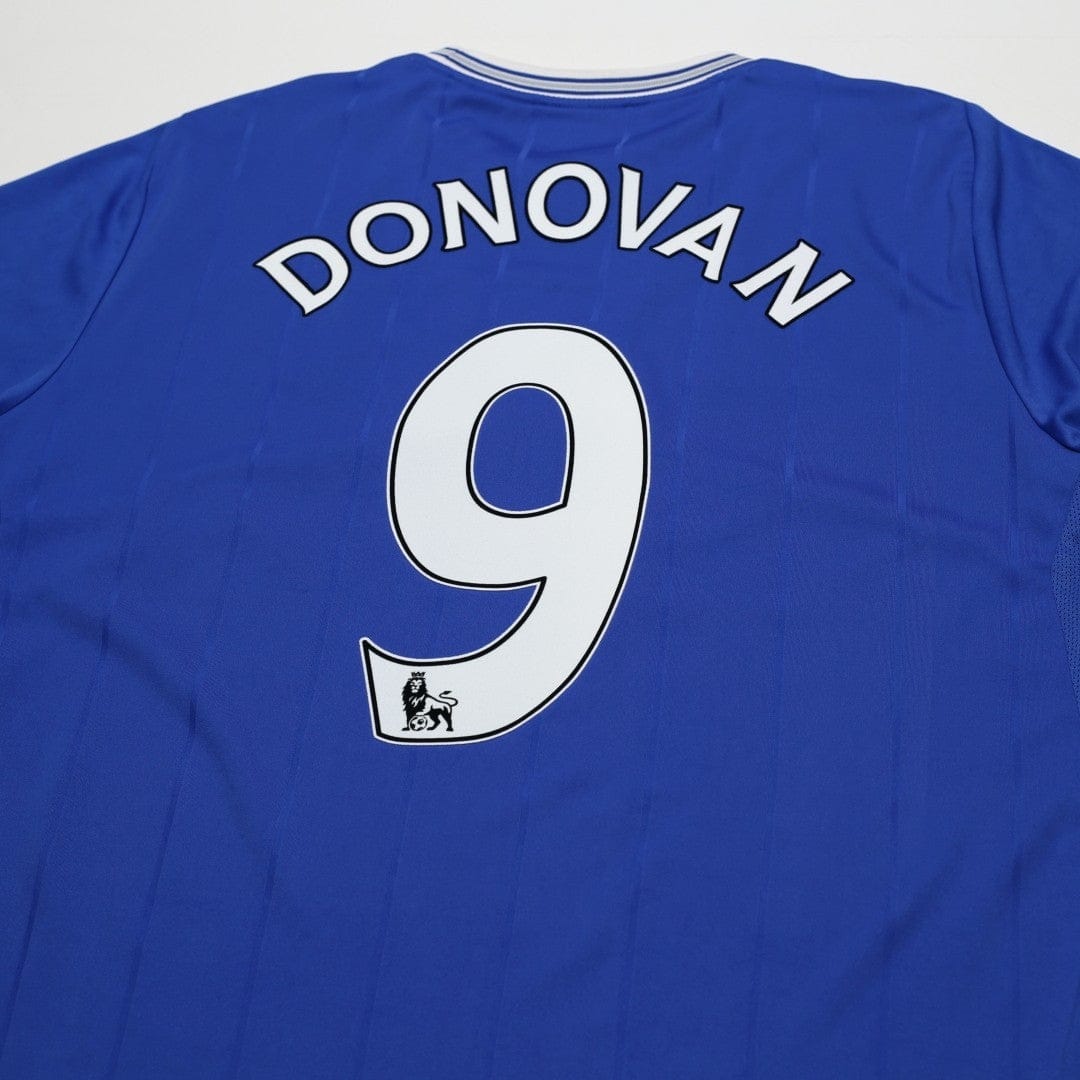 2009/10 Donovan #9 Everton Vintage le coq sportif Home Football Shirt (XL)