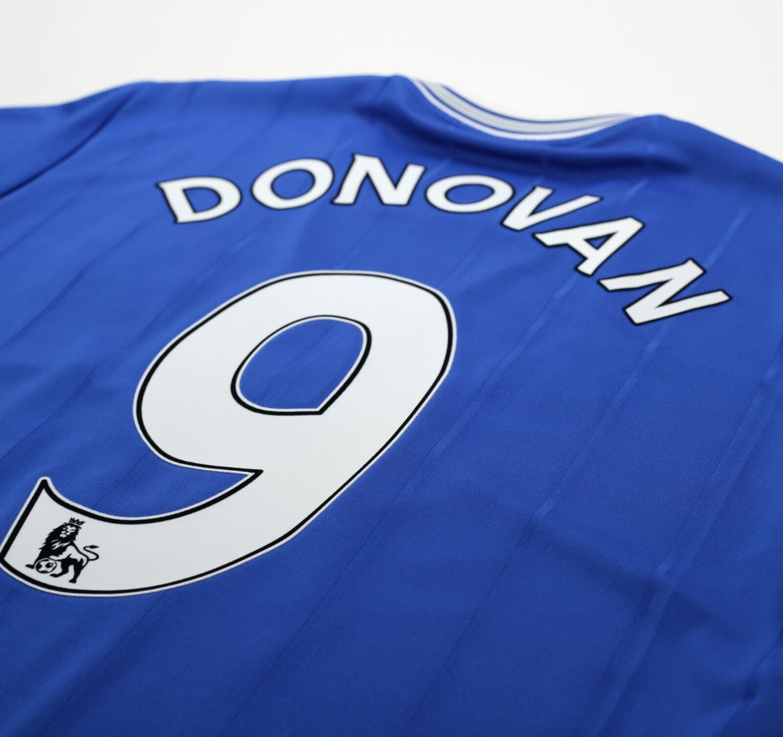 2009/10 DONOVAN #9 Everton Vintage le coq sportif Home Football Shirt (XL)