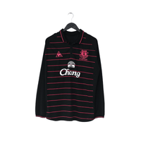 2009/10 DONOVAN #9 Everton Vintage le coq sportif LS Away Football Shirt (L)