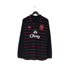 2009/10 DONOVAN #9 Everton Vintage le coq sportif LS Away Football Shirt (L)