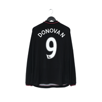 2009/10 DONOVAN #9 Everton Vintage le coq sportif LS Away Football Shirt (L)