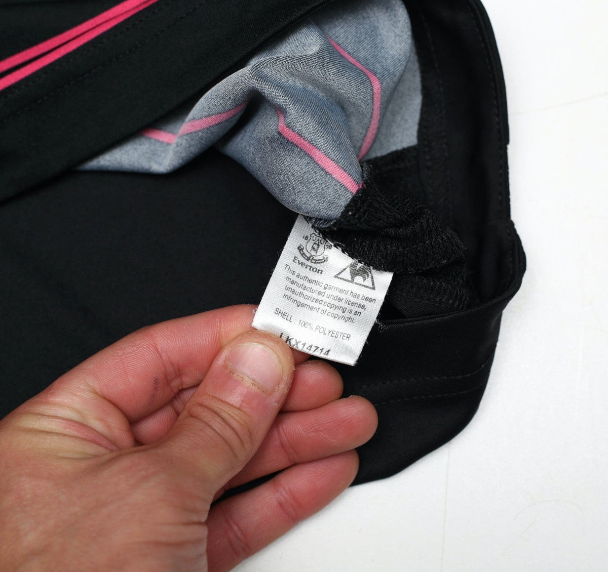 2009/10 DONOVAN #9 Everton Vintage le coq sportif LS Away Football Shirt (L)