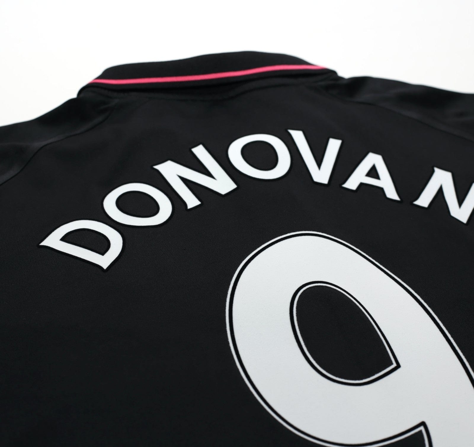 2009/10 DONOVAN #9 Everton Vintage le coq sportif LS Away Football Shirt (L)