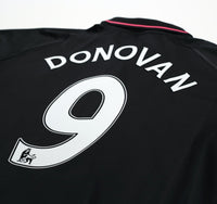 2009/10 DONOVAN #9 Everton Vintage le coq sportif LS Away Football Shirt (L)